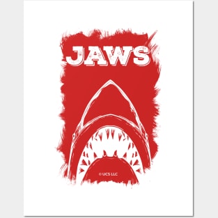 JAWS Abstract RED Minimalistic Fan Art Movie Poster Design Posters and Art